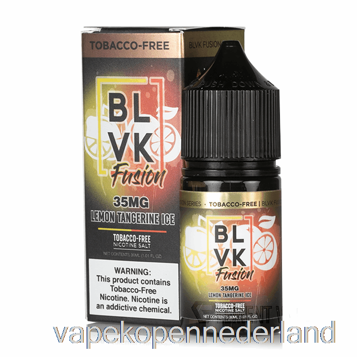 Elektronische Sigaret Vape Citroenmandarijnijs - Blivk Fusiezouten - 30 Ml 50 Mg